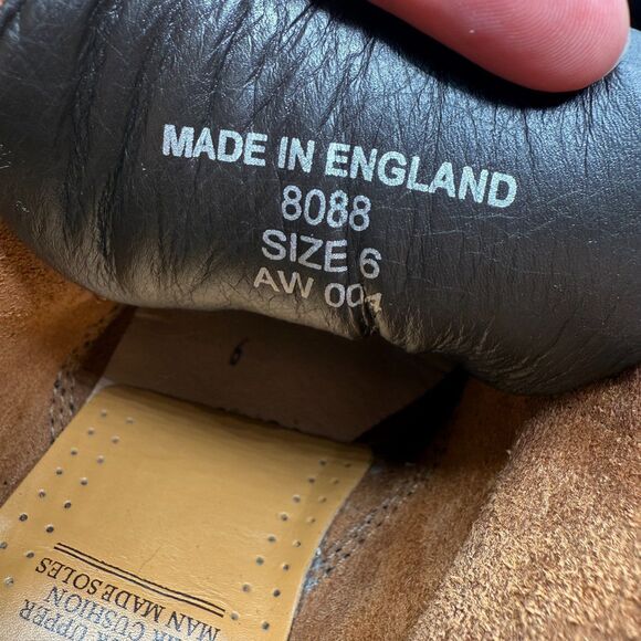 Dr Martens Brown Leather Lace Up Ankle Boots Men Size 6 Made In England 8088 - Picture 9 of 9